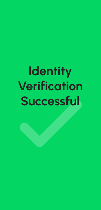 Identity Verification Successful