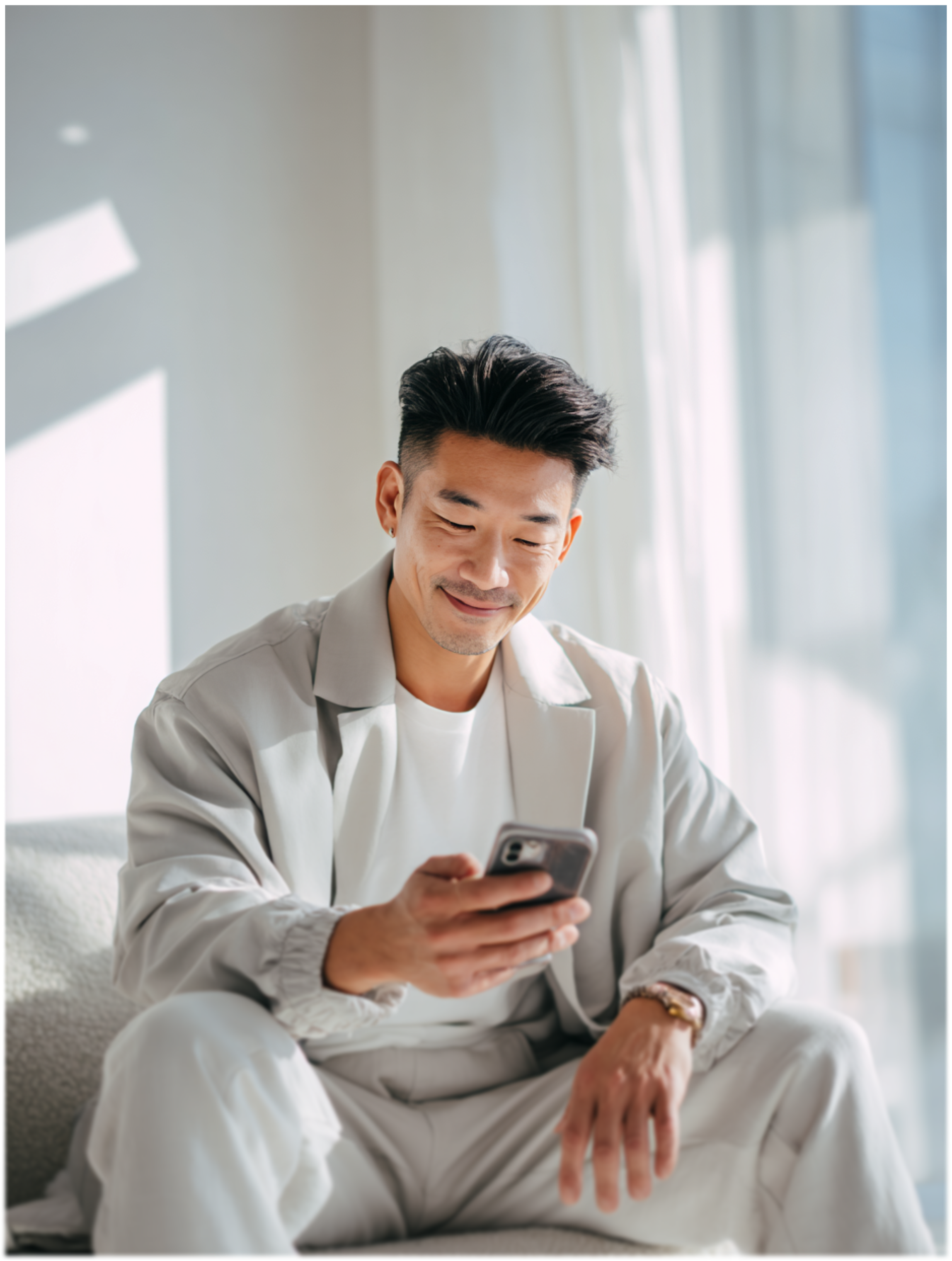 Person shopping and paying securely on their phone